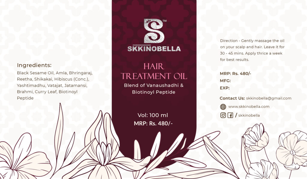 Hair Care Label Packaging