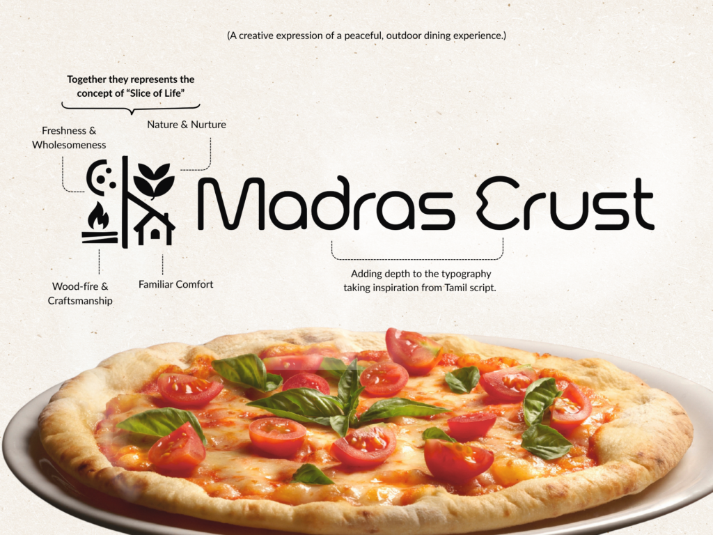 Madras Crust Branding - Logo Derivation