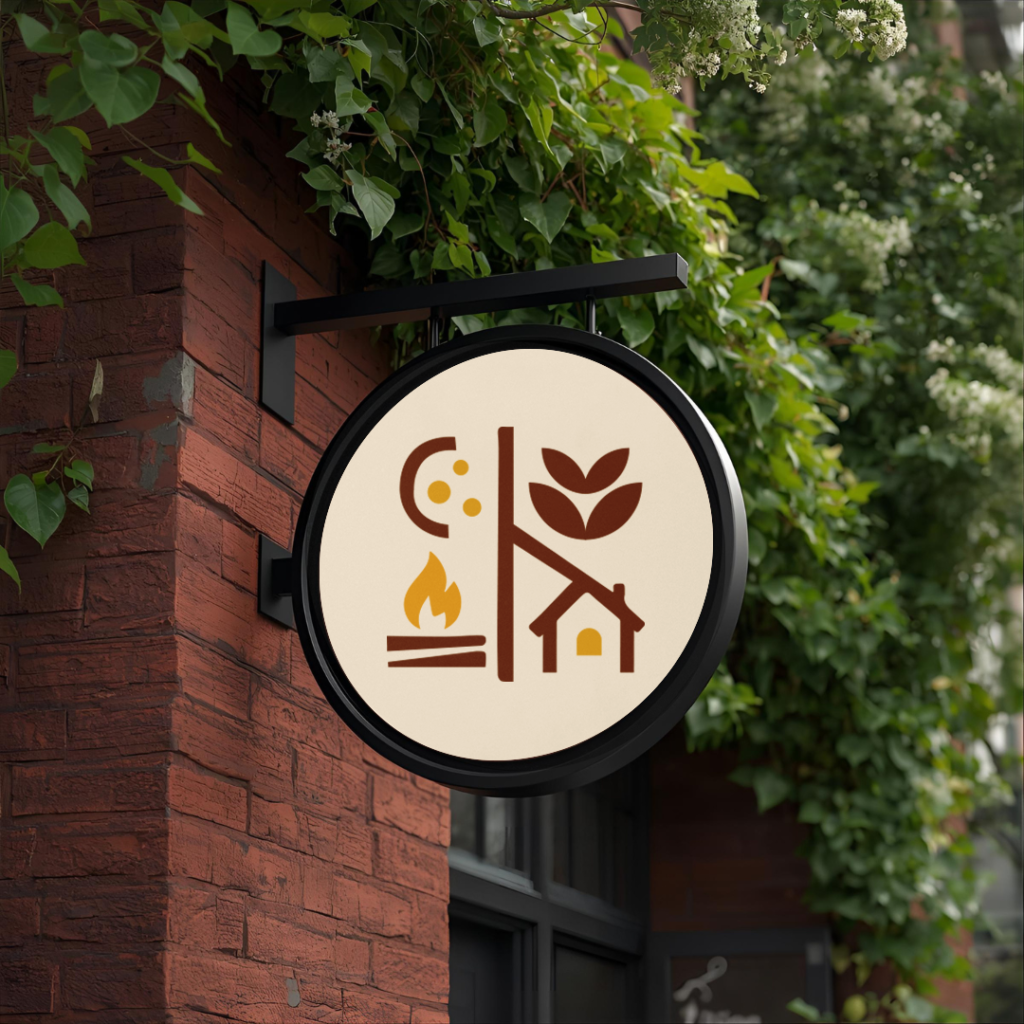 Madras Crust Logo Outdoor Signage