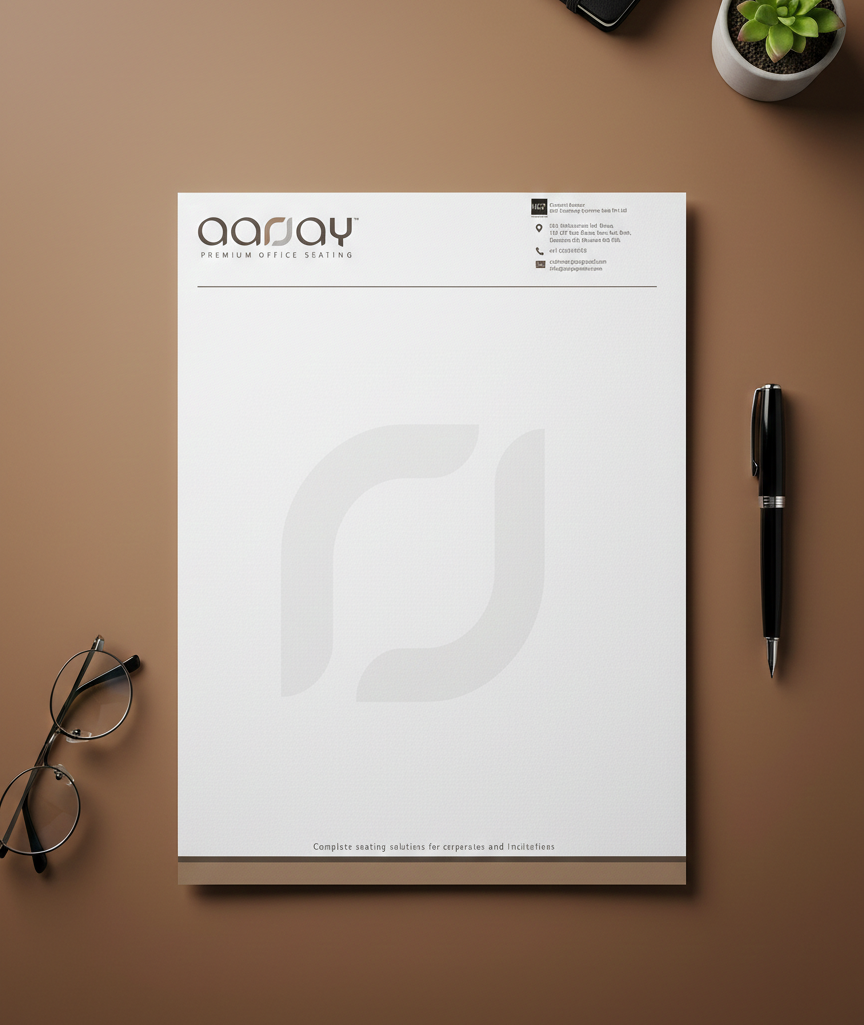 Corporate letter head for premium office chair