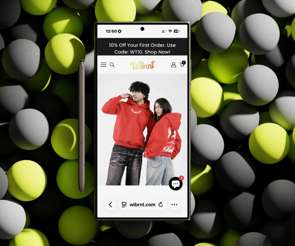 Mobile website Mockup by Scribbled Space