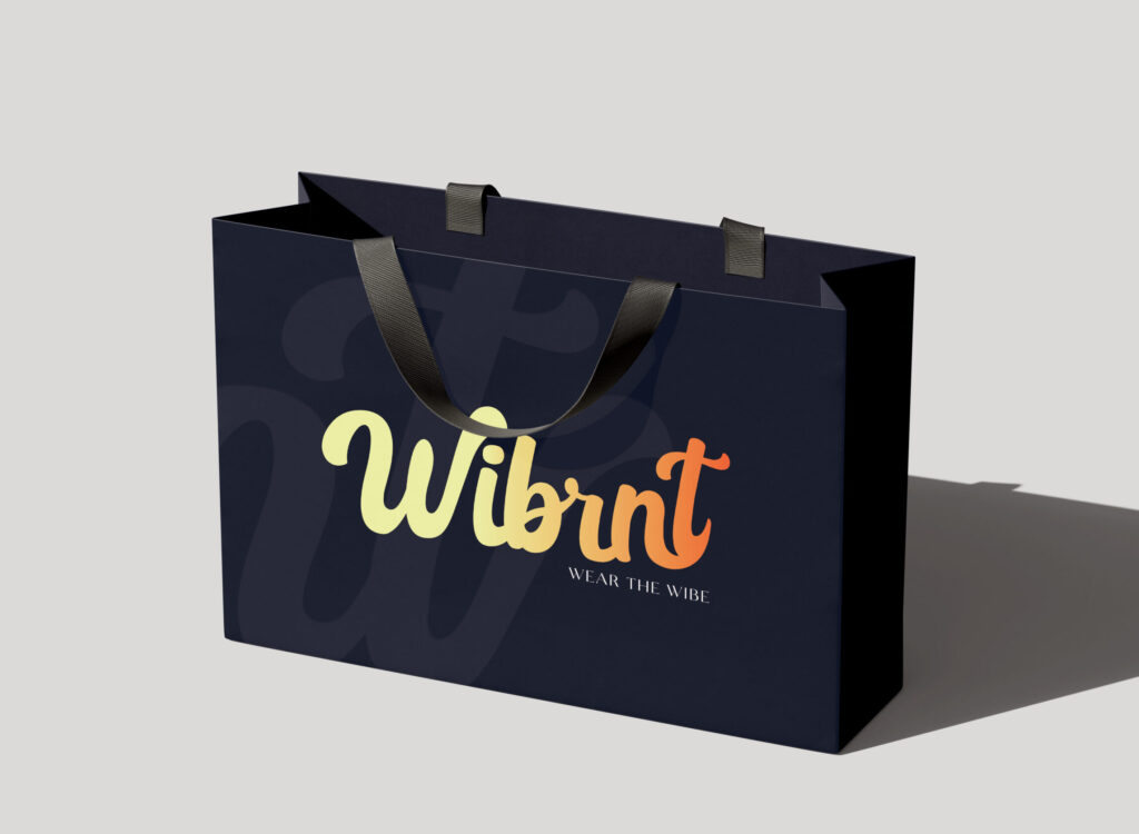 Wibrnt packaging box Mockup - By Scribbled Space