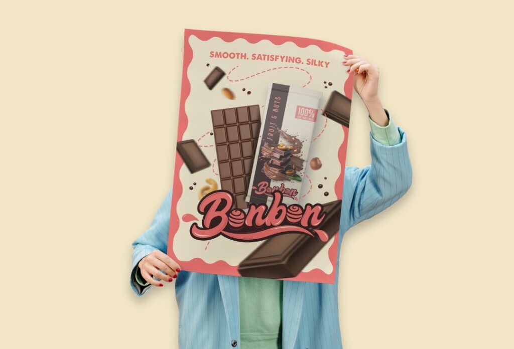 Bonbon Poster Mockup