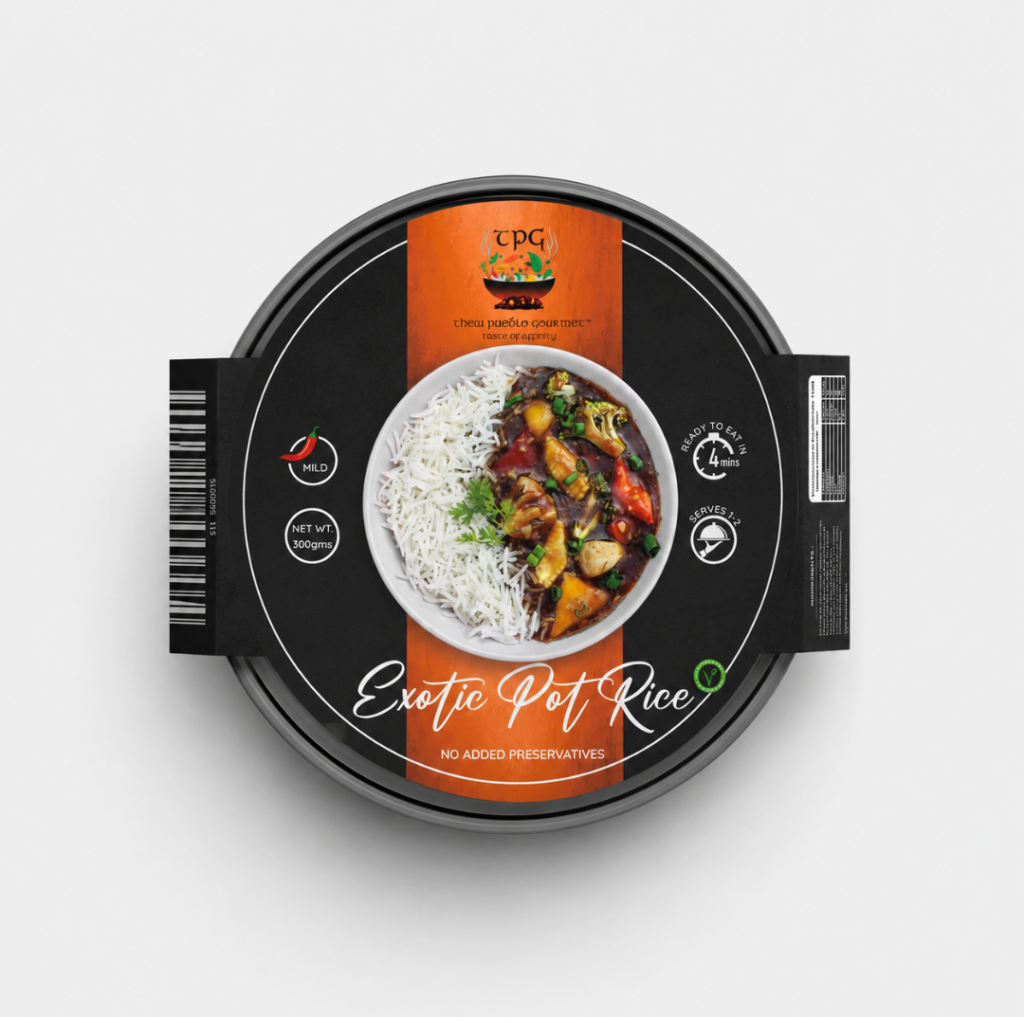 Thew Pueblo Gourmet TPG Packaging redesign