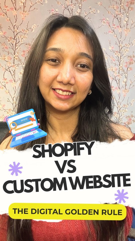 If you’ve been overthinking the whole Shopify vs custom website debate… this Reel is for you. 👀

Your answer might be simpler than you think.

DM us for a FREE consultation and let’s find what makes sense for your business.

--

Shopify vs Custom Website, Shopify Website, Custom Website Design, Website For Small Business, Business Website, ECommerce Website, Shopify Website Design, Custom Web Development, Website Design For Brands, Choosing A Website Platform,  ECommerce Business, Website Strategy, Web Design Agency, Website Consultation, Brand Strategy, Digital Branding, Creative Direction, 

#ShopifyVsCustom #ShopifyWebsite #CustomWebsite #WebsiteDesign #EcommerceWebsite BusinessWebsite WebsiteStrategy WebDesignAgency